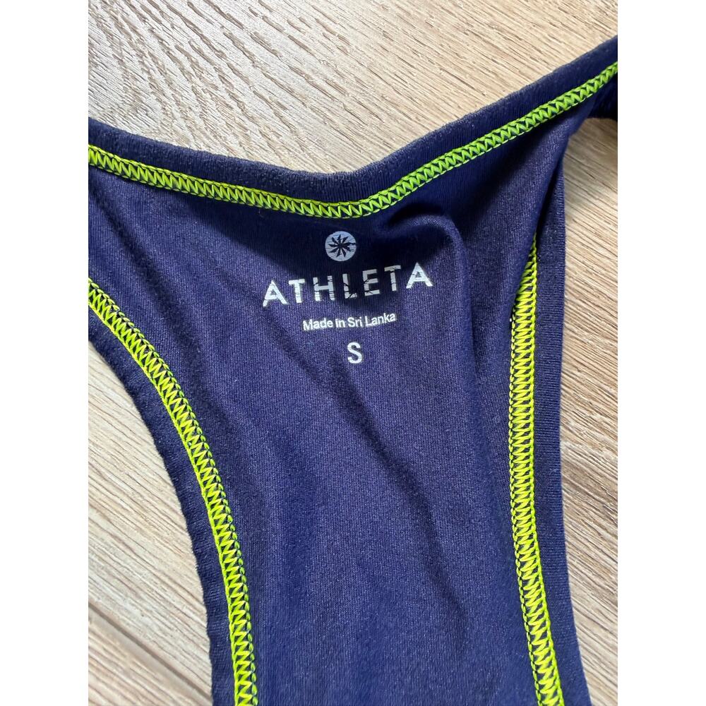 Athleta Abstract Multicolor Racerback Tank Top Small - Picture 3 of 7
